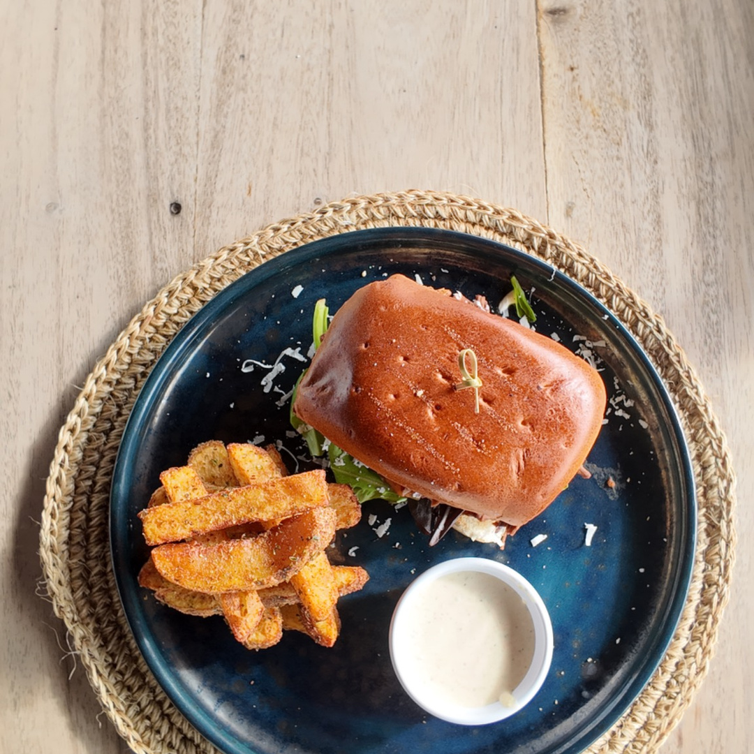 Hamburguesa con papas