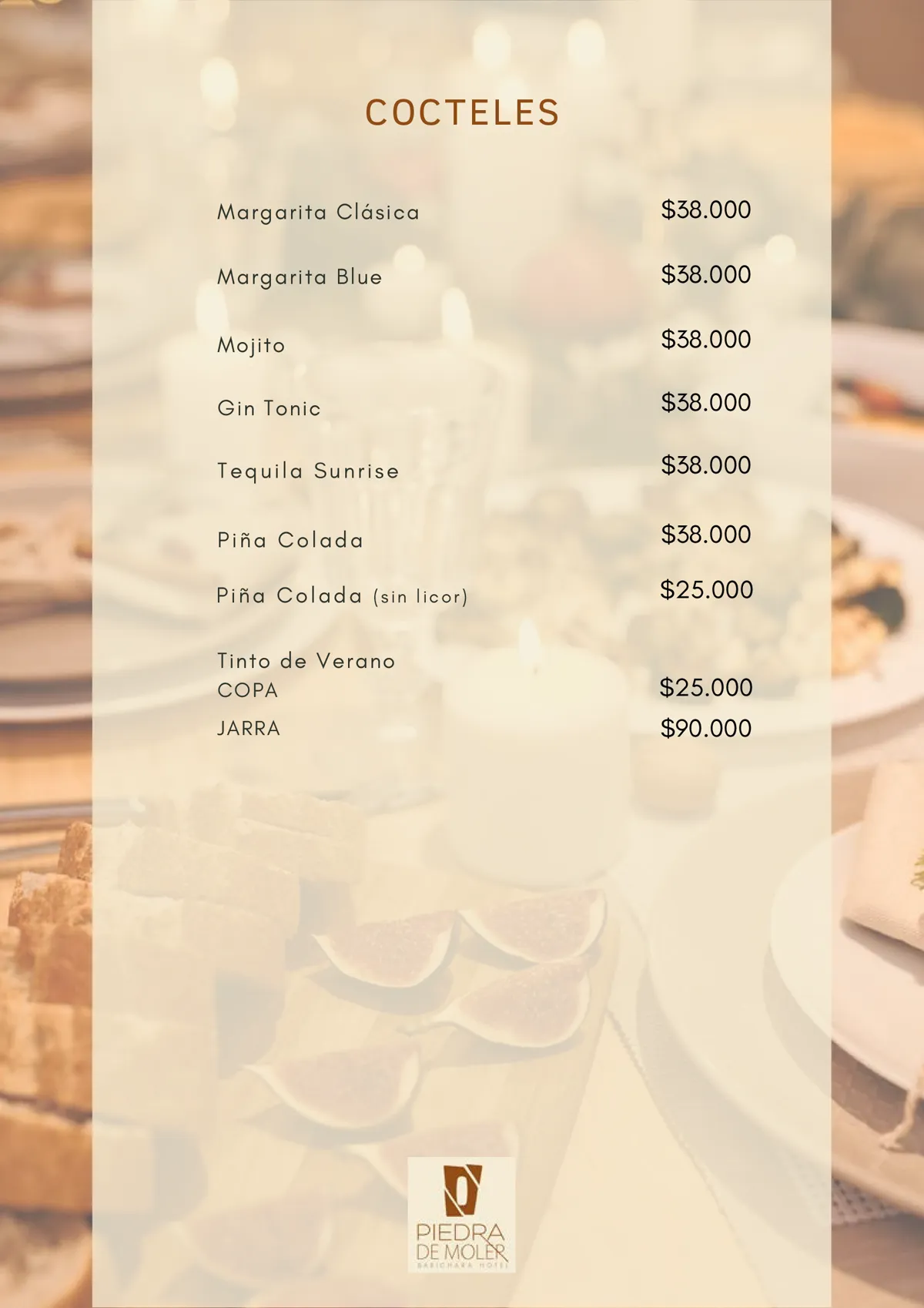 Menú del restaurante, página 11 de 13