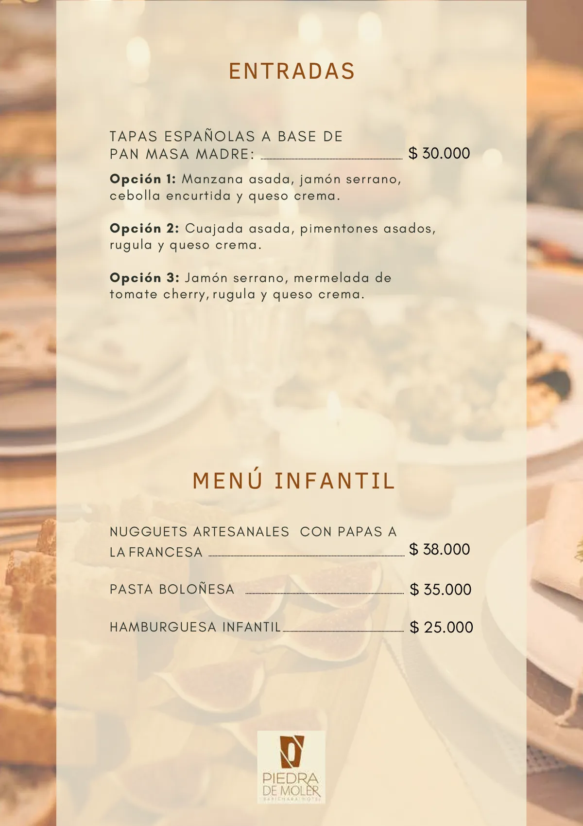Menú del restaurante, página 4 de 13